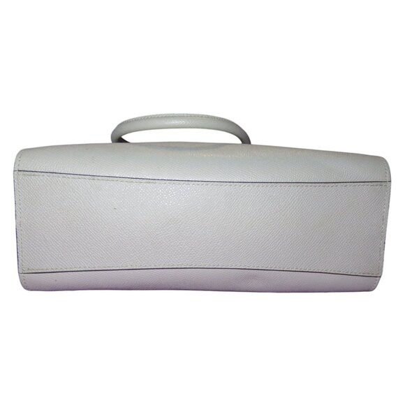 Coach 2018 Leah Gray Leather Satchel Tote Adorned With Stardust Crystal Rivets - Picture 5 of 15